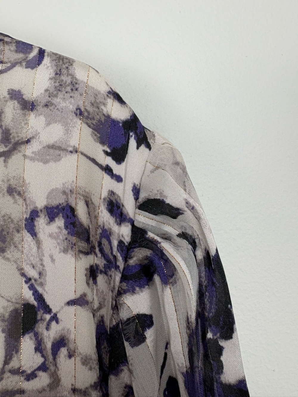 Lane Bryant White & Purple Floral Pleated Midi Dress size 18 from 2020 boho - Picture 10 of 15